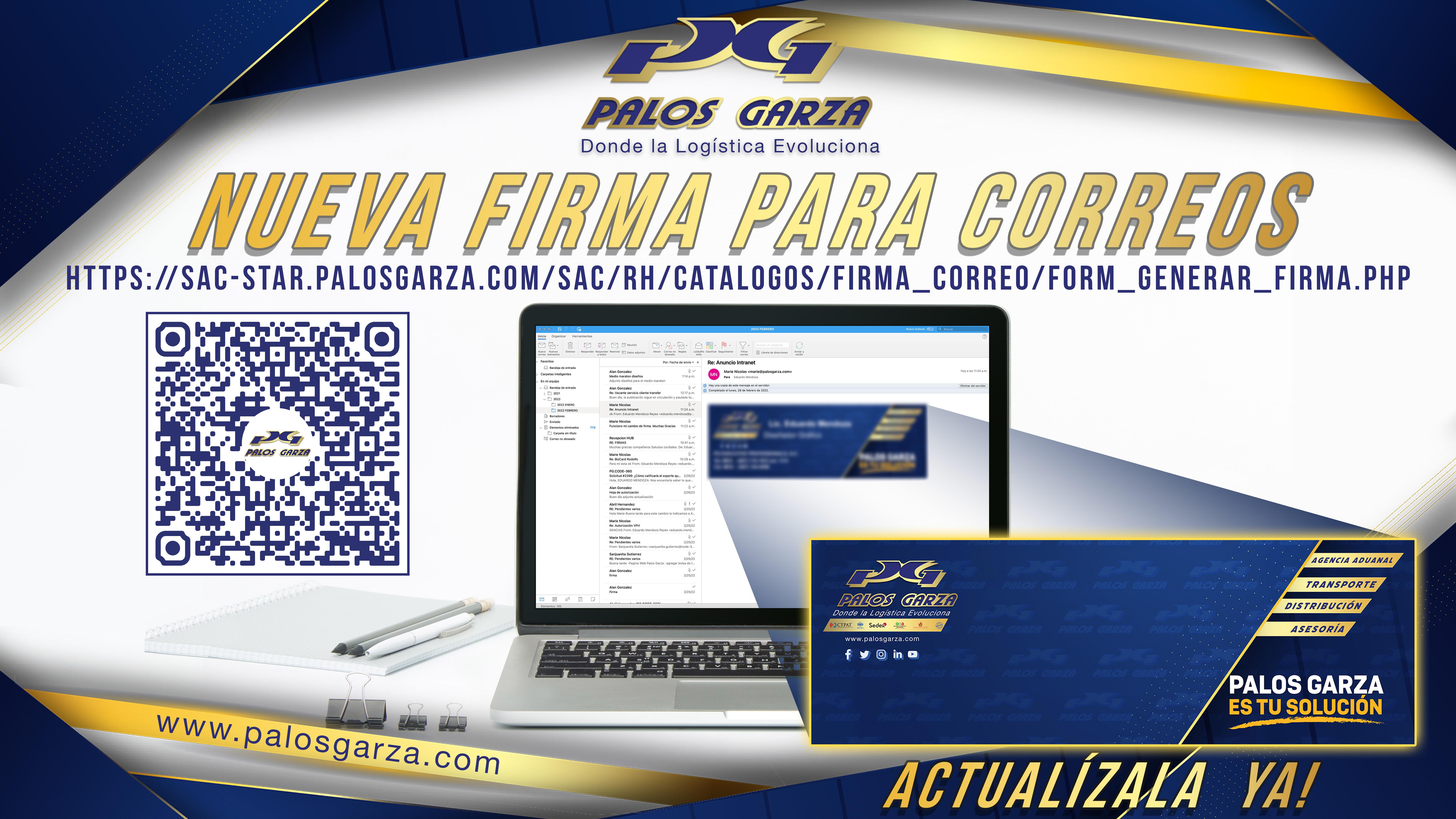 Nueva firma para correos